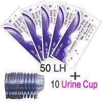 LOVEXOK Ovulation (LH) Test Strip 50 Pack+Urine Cup 10 Pack