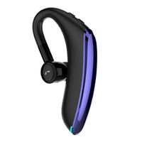 Difcuy Bluetooth Headphones,F900 Mini Earhook Wireless Bluetooth 5.0 Earphone Earbuds,Mono Channel Button Control Car Handsfree Call Ear Hook Design Headphone for Workout Running Gym - Blue