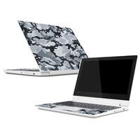 Mightyskins Skin Compatible with Lenovo Chromebook C330 (2018) - Gray Camouflage | Protective, Durable, and Unique Vinyl Decal Wrap Cover | Easy to Apply, Remove, and Change Styles | Made in The USA