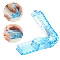 FaSoLa Portable Pill Splitter Case Pill Cutter (Blue)