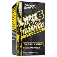 Nutrex Research Lipo-6 Black Intense Ultra Concentrate | Intense Thermogenic Fat Burner