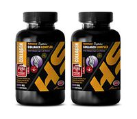 Natural Fat Burner - HYDROLYZED PEPTIDES Collagen 3000MG Formula - Natural Health Support - Collagen Powder b - 2 Bottles (240 Capsules)