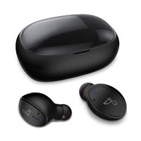 True Wireless Bluetooth Earbuds, AairHut A5 Bluetooth 5.0 Sweatproof Bluetooth Headphones, 30 Hours Playtime with Charging Case - Built in Microphone and Volume Controls