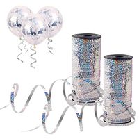 FunPa 2 Rolls Balloon String 100 Yards Balloon Ribbon Plastic Curling Ribbon Decorative