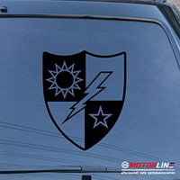 3S MOTORLINE 75th Ranger Regiment Car Decal Sticker Army Ranger US Army Vinyl Pick Size Color (Black, 4'' (10.2cm))