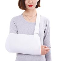 Healifty Shoulder Sling Breathable Mesh Dislocated Arm Slings Shoulder Immobilizer Rotator Cuff for Broken Wrist Elbow Support for Men or Women