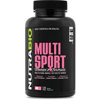 NutraBio Multisport for Women – Multi-Vitamin and Multi-Mineral Supplement (120 Vegetable Capsules)
