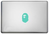 Gorilla Bape Ape Sticker MacBook Decal is a Bathing Ape Woodland Animals Decal. Laptop Sizes 11, 12, 13 and 15 inch. Looks Great with Your Zoo Animals Theme. Many Colors-Mint