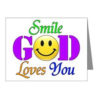 Note Card Smile God Loves You