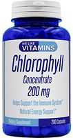 Chlorophyll Concentrate 200mg - 200 Capsules - Chlorophyll Supplement - Supports Energy Levels and Helps with Detoxification*