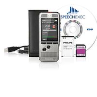 PHILIPS DPM6000 Digital Pocket Memo Range Recorder with SpeechExec Dictate Workflow Software and Push Button Operation