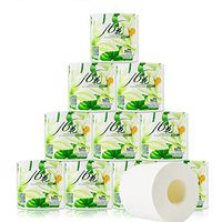 Blair Family Rolls Toilet Paper, Soft Biodegradable Bath Tissue Paper Toilet, 3 Ply Paper Towels, Ultra Strong Clean Touch Toilet Paper, 12 Regular Rolls, Dispenser Roll Bath Tissue