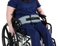 Patient Aid Padded Wheelchair Seat Belt - Adjustable Medical Safety Straps Secure Elderly, Disabled, Immobile to Prevent Sliding During Transfer, Transport – EMT Tie Downs Hospital Supplies