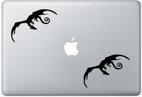 Smaug Dragon FlashDecals1662 Set Of Two (2x) , Decal , Sticker , Laptop , Ipad , Car , Truck