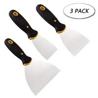 Putty Knife Set 3-Pack, Putty Knife 2 Inch 3 Inch 5 Inch Drywall Taping Knife Knives Set Sheetrock Puttyknife Flexible Scraper