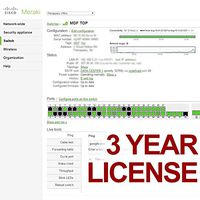 Cisco Meraki MS220-24P License (EOS) 3 Year