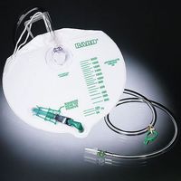 5 -Pack Bard Large Capacity Center Entry Urinary Drainage Bag 4000ml, Bed Bag, Sterile - Model #153509 by Bard Center Entry 4000ml