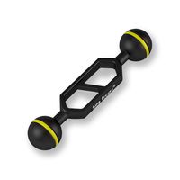 Sea frogs 4" / 10.2cm Double 1" Ball Full Aluminum Arm Ver. X for Connecting Strobe/Video Light to Underwater Tray/Handle