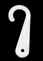 Amram Sock Display Hooks, 1 3/4 Inch, 2000 Pieces White