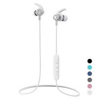 Bluetooth Headphones, Letsfit Wireless Headphones, Bluetooth HD Stereo Sound Wireless Earbuds w/Mic, Water Resistant Running Headphones for Sports, Gym, Workout, Magnetic Design