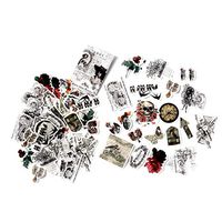 DIY Notebook Laptop Stickers Pack, Vsco Girl Kids Washi Sticker for Laptop Notebook Scrapbook Diary Album Luggage Water Bottle Stationery Scrapbooking Stamping Stickers, Pack of 60pc