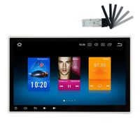 dasaita 10.2'' Android 9.0 Car Stereo Double din Adjustable Screen for Any Vehicle with 2 din / 1din Slot Headunit Touchscreen Navigation Car Radio GPS with Octa Core 4GB Ram 32GB ROM Auto (1 Din)