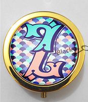 BlackKey Letter Z 3-Compartment Decorative Pocket Gift Box Case Organizer for Pill, Color 2 -1456