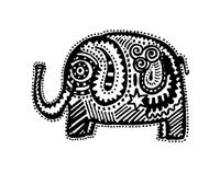 Karmabee Elephant Note Cards, Blank Inside, Set of 10