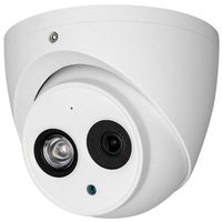 Q1C1 / Dahua OEM HAC-HDW1200EM-A 2MP HD-CVI TVI AHD 960H Security Camera Built in Mic Audio, Indoor Outdoor Smart IR Infrared Night Vision, for Home CCTV Surveillance Matrix EXIR Dome Camera