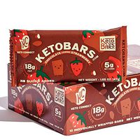 Keto Bars The Original Keto Snack Bar, Gourmet Simple Ingredients Low Carb, No Sugar, Rich in Ketogenic Fats, The Perfect KetoBars Snacks for Keto Diet Food Products (10 Pack, 1.65 ounce)