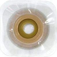 ConvaTec Esteem synergy Flat Moldable Skin Barrier with Landing Zone Flange and Flexible Tape Collar 7/8" to 1-1/4" Stoma Size (Box of 10 Each)
