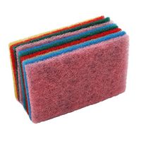 Rurah Cleaning Pad Household Cleaning Color Scouring Pad Scouring Sponge Pads Great for Kitchen Dishwashing,Pot Cleaning Dish Scouring