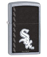 Zippo Personalized Message Engraved on Backside White Sox MLB Windproof Lighter