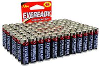 Eveready Super Heavy Duty Batteries, AA (96 - Pack)