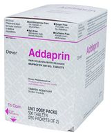 Addaprin Pain Relief Tablets Ibuprofen 200 mg. 500 Tab. Per Box by Medique - MS65050
