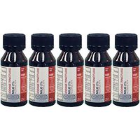 Special pack of 5 IODINE TINC. 2 PC HUMCO 1 oz