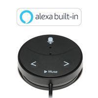 Muse Auto (2nd Gen): Alexa-Enabled Voice Assistant for Cars with Hands-Free Music, Audiobooks, Navigation and 2-Port USB Car Charger