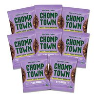 Chomptown | Nutty Fudge Brownie | High-Protein Cookie | 11g Protein | Gluten-Free | Dairy-Free | Non-GMO | Fair Trade | 2.75 oz (Pack of 8)