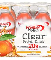 Premier Protein Clear Drinks Peach 6 CT 16.9 oz