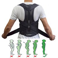 Back Brace Posture Corrector, ZSZBACE Adjustable Posture Corrective Back Support Brace, Shoulder Alignment Upper Back Pain Relief for Kids Women & Men (XXL)