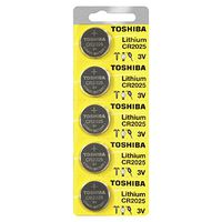 Toshiba CR2025 Battery 3V Lithium Coin Cell (50 Batteries)