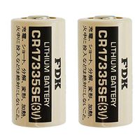 2x Sanyo FDK CR17335SE 2/3A Lithium Manganese Dioxide Battery