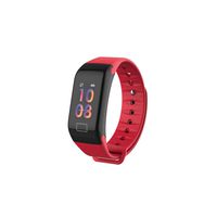 HEALTHme Smart Watch with Activity Monitoring Bluetooth Android iOS (Red)