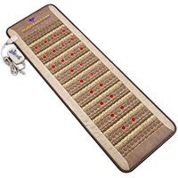 ThermoGem FIR PEMF Photon Mat - 71”L x 24”W - Amethyst + Tourmaline + Jade - Adjustable Bio Magnetic Pulsed Frequency 1-30 Hz & Far Infrared Heating 86°-158°F - Red Light - Ion - FDA Reg Manufacturer