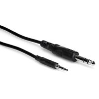 Hosa CMS-103 3.5 mm TRS to 1/4" TRS Stereo Interconnect Cable, 3 Feet