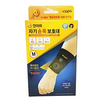 Anapa Pain Relief Wrist Sleeves Support Magnetic Ore Therapy Certificated KFDA (M(5.91~6.69 in))