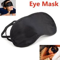 Travel Sleeping Eye Mask Black Shade Blindfold Eye Patch Night Economic