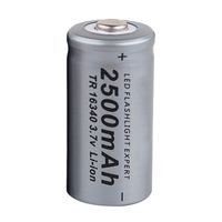 Basde Rechargeable Batteries, Rechargeable Lithium Battery Cylindrical Battery 3.7V 2500mAh 8PCS