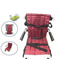 Frjjthchy Medical Lift Sling Stairs Patient Transfer Boards Belt Can Sitting and Lie Down with 2 Safe Belt