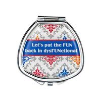 Ganz It's a Girl Thing Compact Pill Box - Fun In Dysfunctional Fashion Pill Box With Mirror